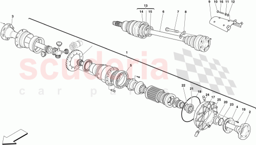 Part Diagram for Ferrari 205740