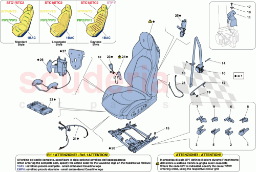 Part Diagram for Ferrari 89154800