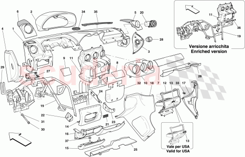 Part Diagram for Ferrari 69542400