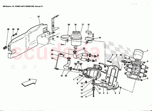 Part Diagram for Ferrari 181161
