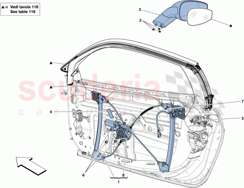 Part Diagram for Ferrari 85410700