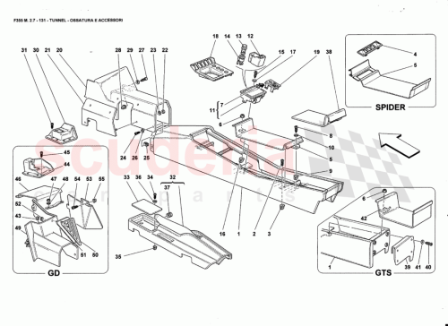 Part Diagram for Ferrari 646044