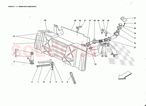 Part Diagram for Ferrari 165652