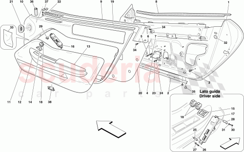 Part Diagram for Ferrari 69259300