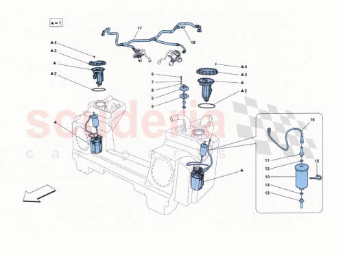 Part Diagram for Ferrari 257790