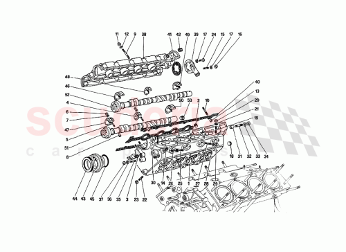 Part Diagram for Ferrari 117039