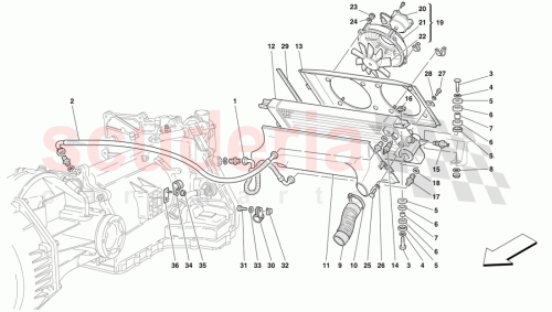 Part Diagram for Ferrari 167546