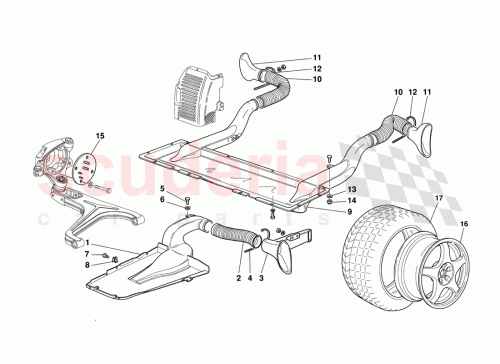Part Diagram for Ferrari 145250