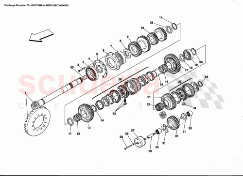 Part Diagram for Ferrari 197821