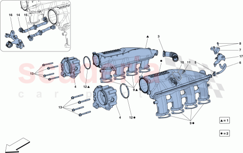 Part Diagram for Ferrari 325075