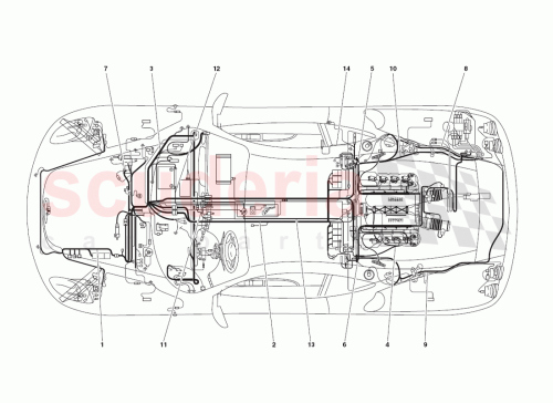 Part Diagram for Ferrari 220819