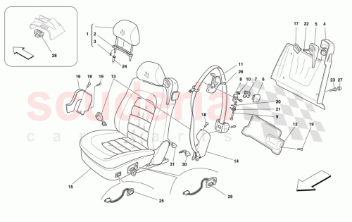 Part Diagram for Ferrari 656851