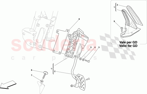 Part Diagram for Ferrari 210603