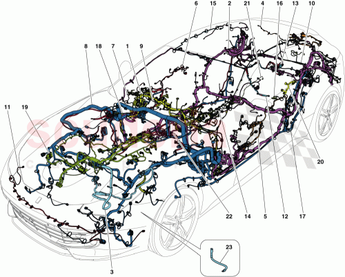 Part Diagram for Ferrari 342475