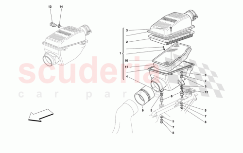Part Diagram for Ferrari 171998