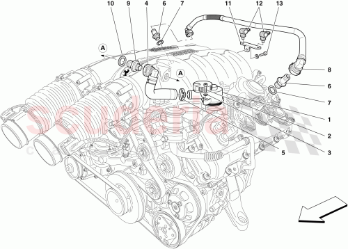 Part Diagram for Ferrari 286901