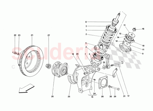 Part Diagram for Ferrari 139900