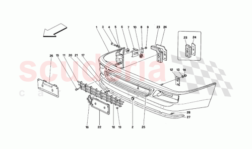 Part Diagram for Ferrari 63603800