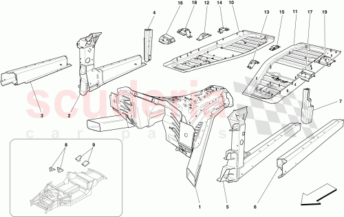 Part Diagram for Ferrari 224960