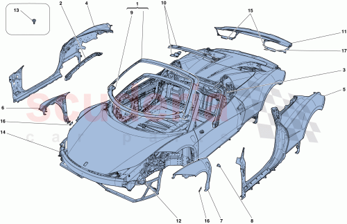 Part Diagram for Ferrari 264617