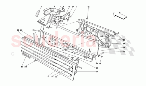 Part Diagram for Ferrari 62929510