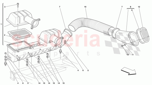 Part Diagram for Ferrari 13001590