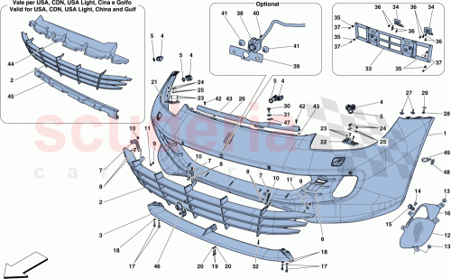 Part Diagram for Ferrari 86866500