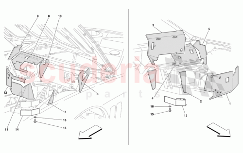 Part Diagram for Ferrari 65205200