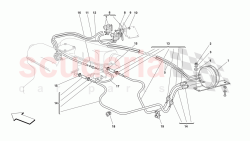 Part Diagram for Ferrari 182824
