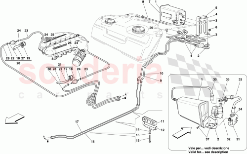 Part Diagram for Ferrari 116773