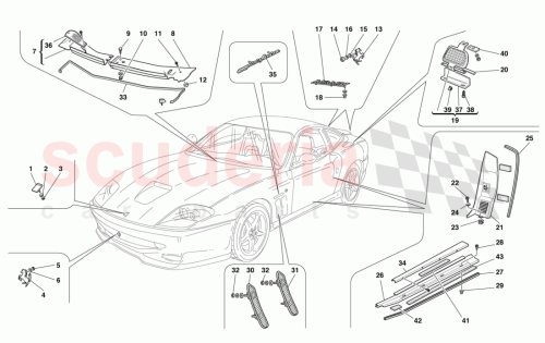Part Diagram for Ferrari 60646900