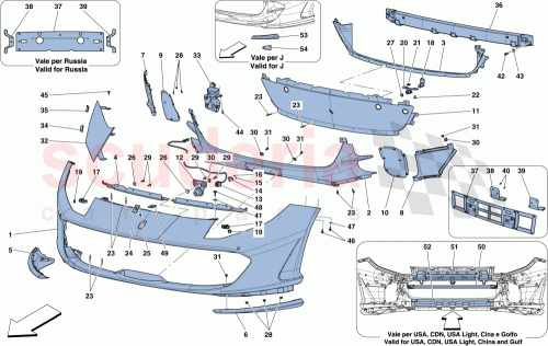 Part Diagram for Ferrari 88983600