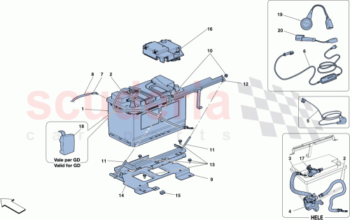 Part Diagram for Ferrari 70003483