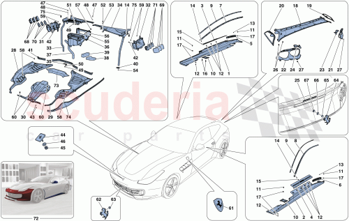Part Diagram for Ferrari 88540100