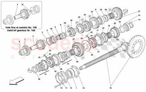 Part Diagram for Ferrari 70000814