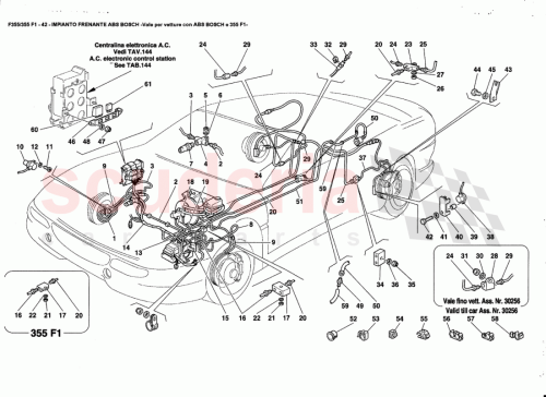 Part Diagram for Ferrari 169048