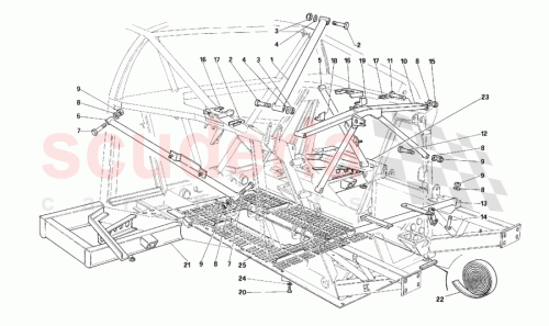 Part Diagram for Ferrari 63250700