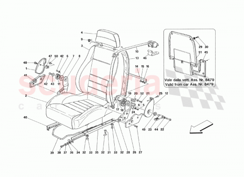 Part Diagram for Ferrari 67422300