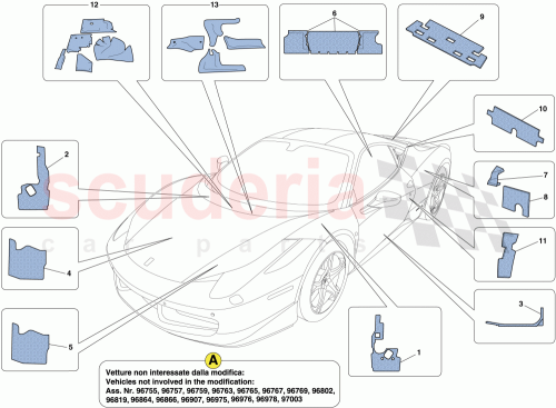Part Diagram for Ferrari 82810500
