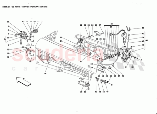 Part Diagram for Ferrari 64318300