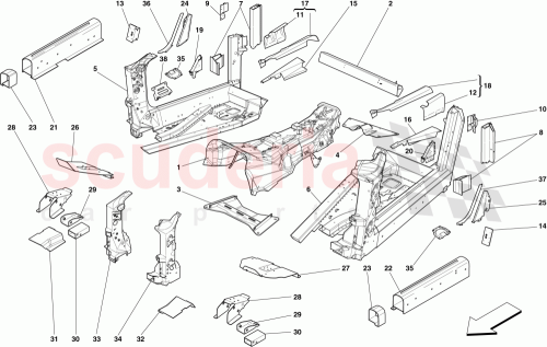 Part Diagram for Ferrari 68771611