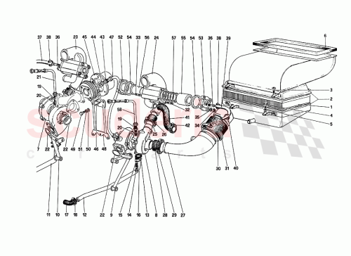 Part Diagram for Ferrari 126021