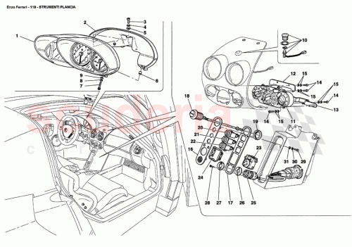 Part Diagram for Ferrari 67054800