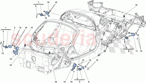 Part Diagram for Ferrari 286175