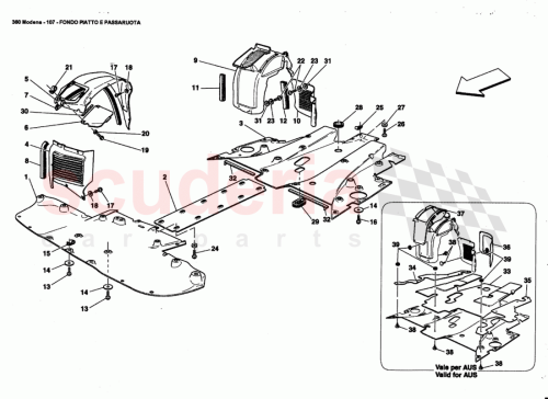 Part Diagram for Ferrari 63266200