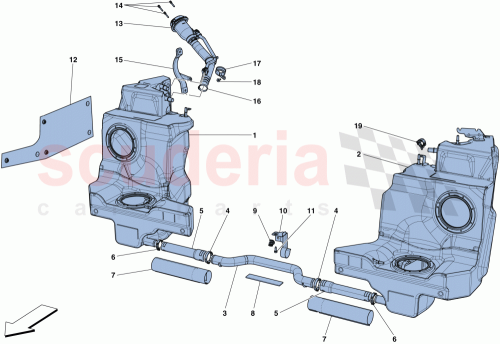Part Diagram for Ferrari 295356