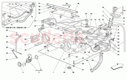 Part Diagram for Ferrari 184206