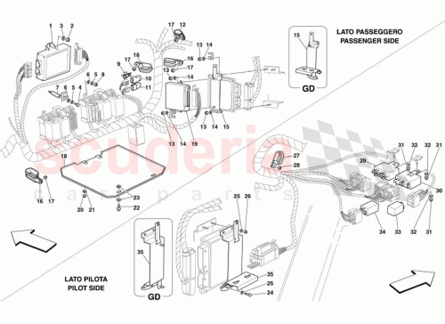 Part Diagram for Ferrari 211325