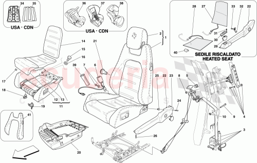 Part Diagram for Ferrari 81016800
