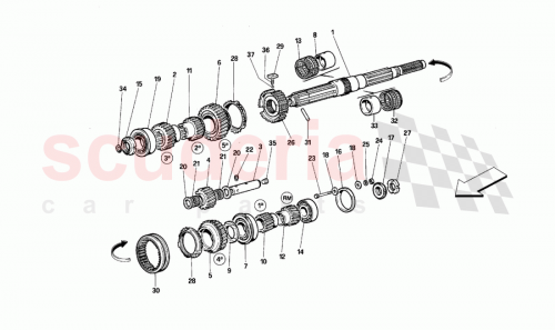 Part Diagram for Ferrari 163724